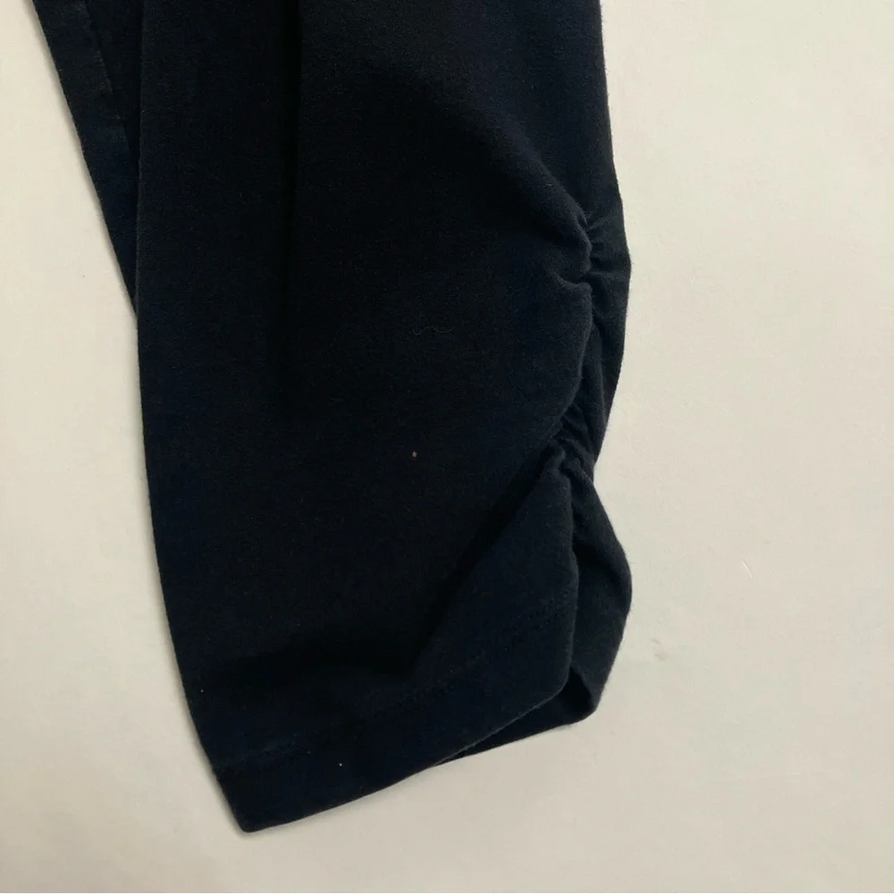 SOFT SURROUNDINGS ruched leg capri leggings - Picture 2 of 6